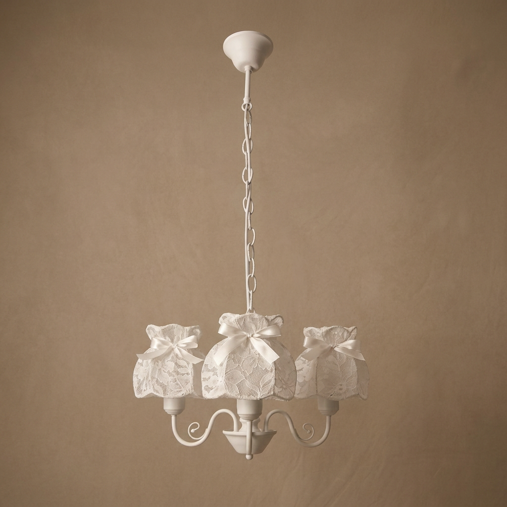 Suspension 3 Lampes Blanc E27 · Rossini · photo 13