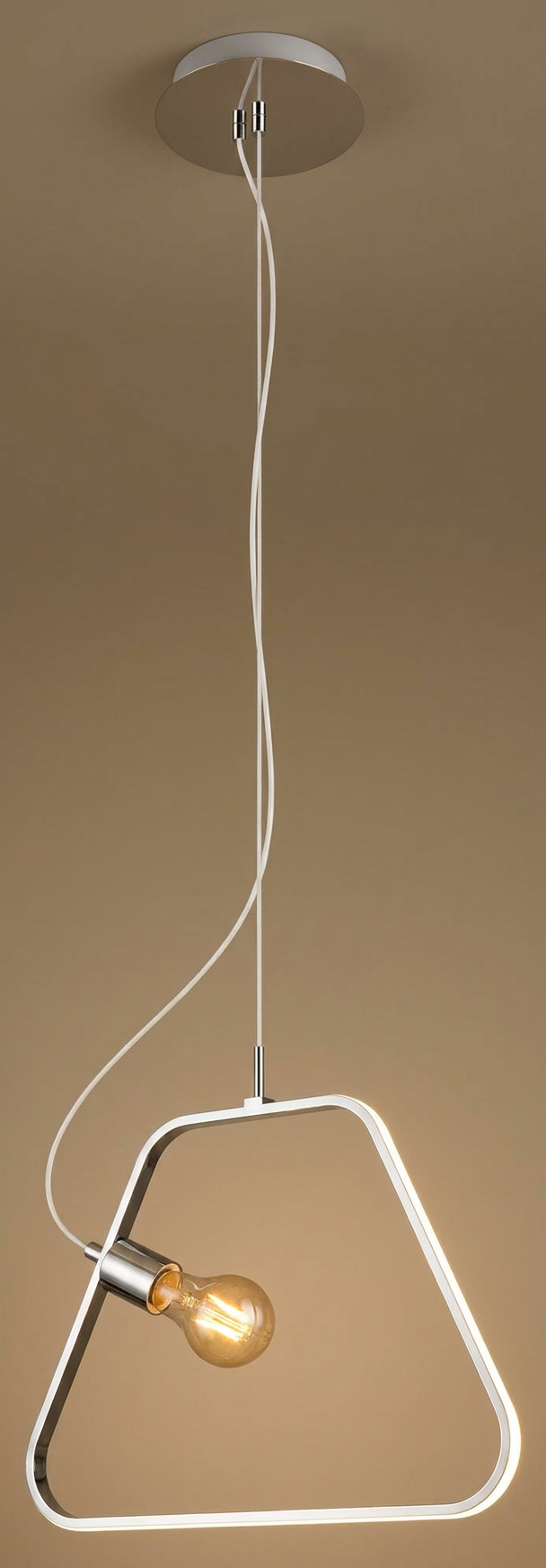 Suspension LED Acier Composite Chromé · Ikaria · photo 13