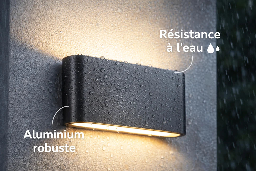 Applique murale LED minimaliste étanche