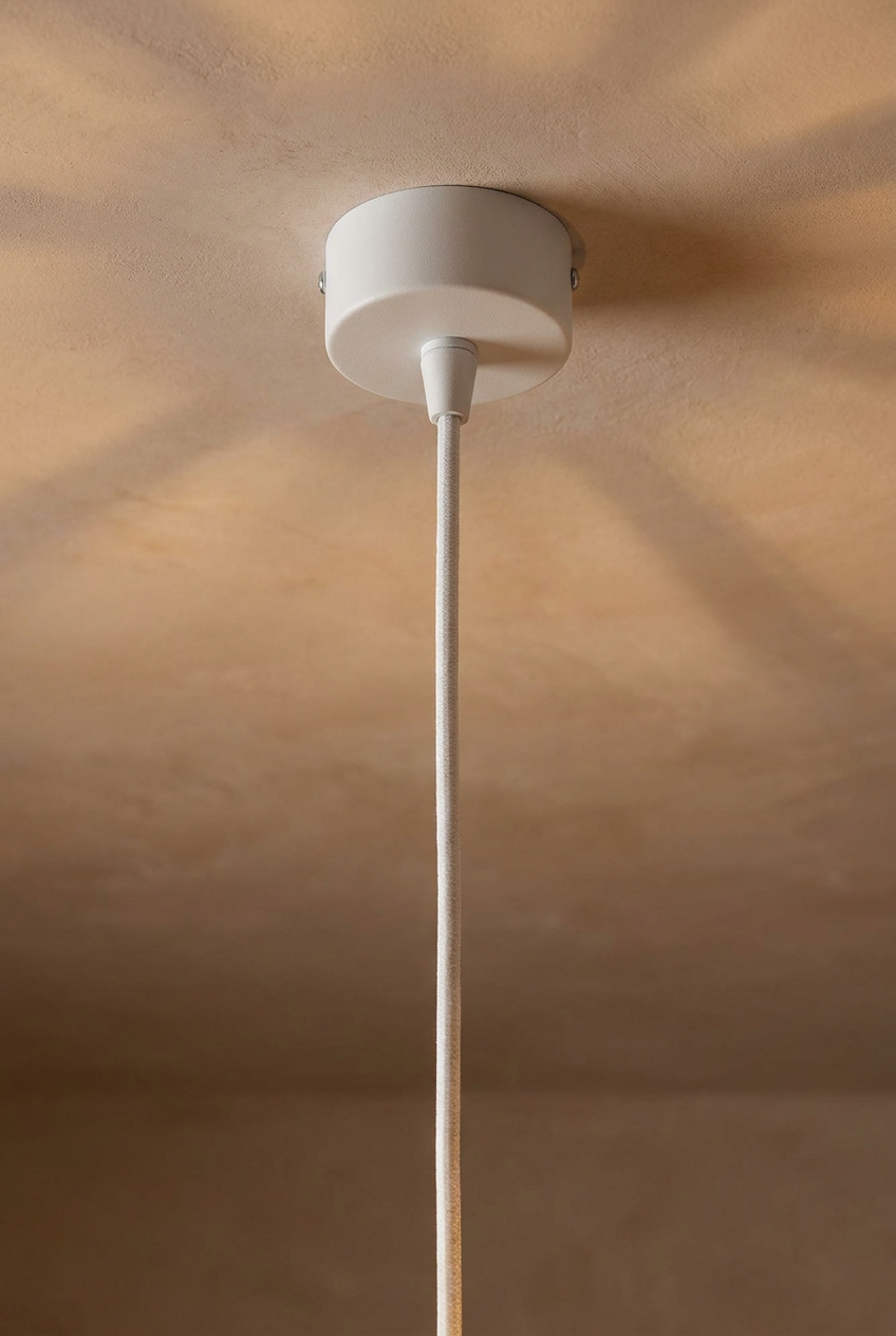 Suspension Acier Blanc GU10 · photo 14