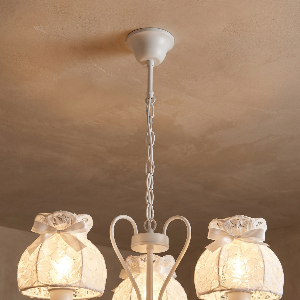 Suspension 3 Lampes Blanc E27 · Rossini · photo 14