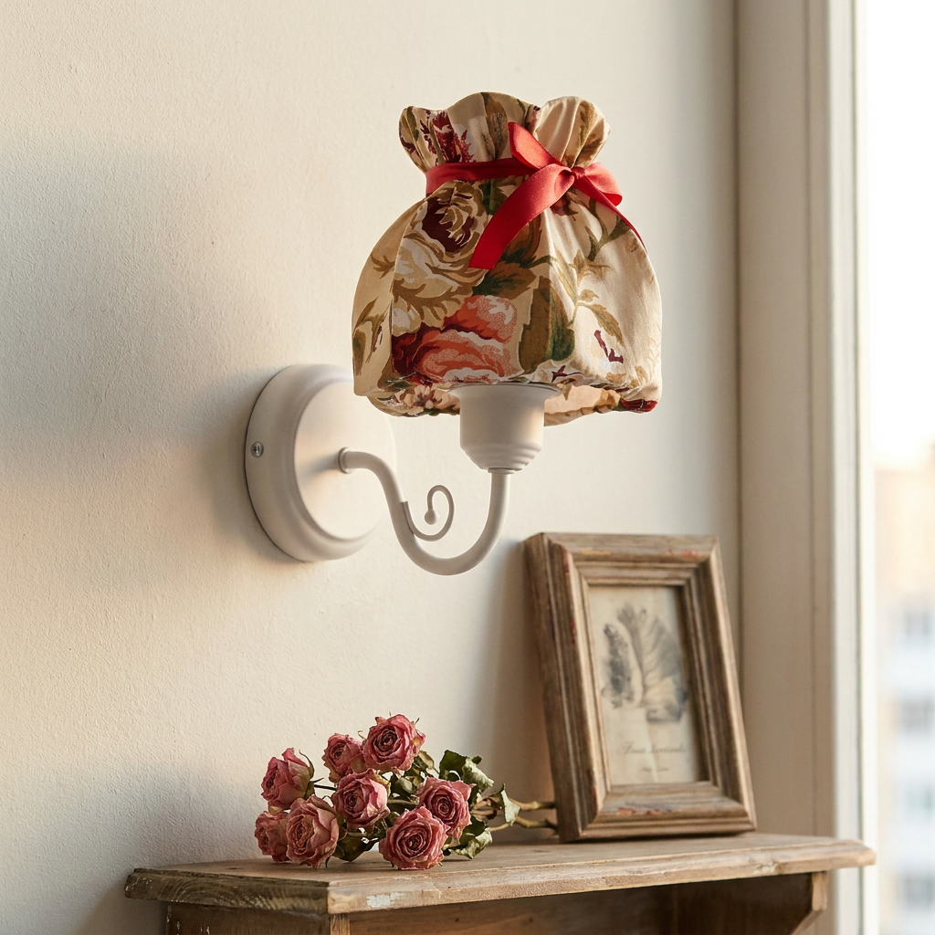 Applique murale Blanc et Rouge | Rozano