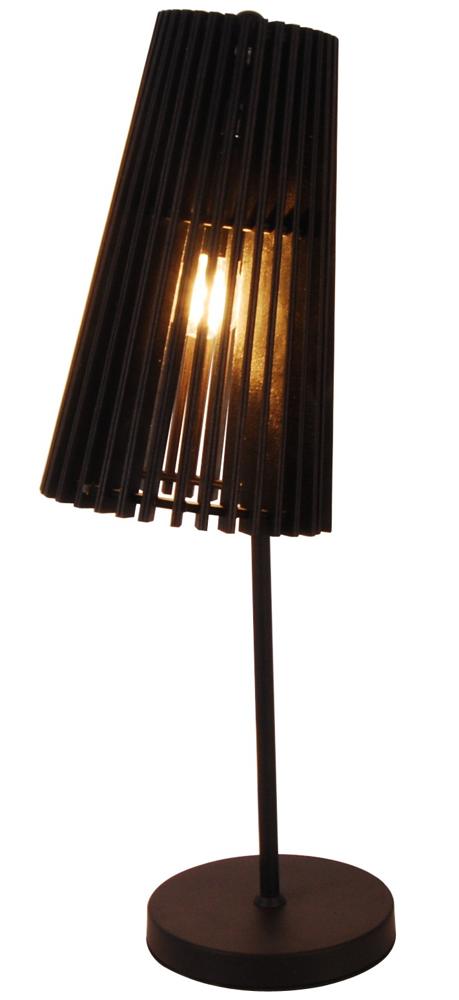 Lampe à poser Bois Noir E27 · Osaka