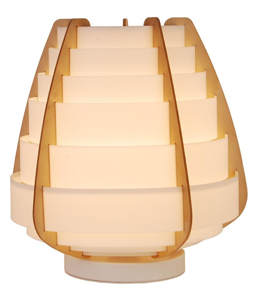 Lampe à poser Bois Composite Beige · Nagoja