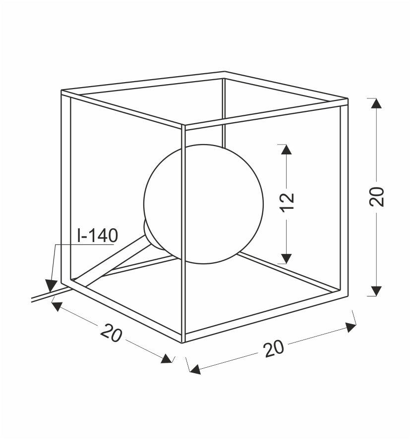 Lampe à poser Métal Verre G9 · Weert · photo 4