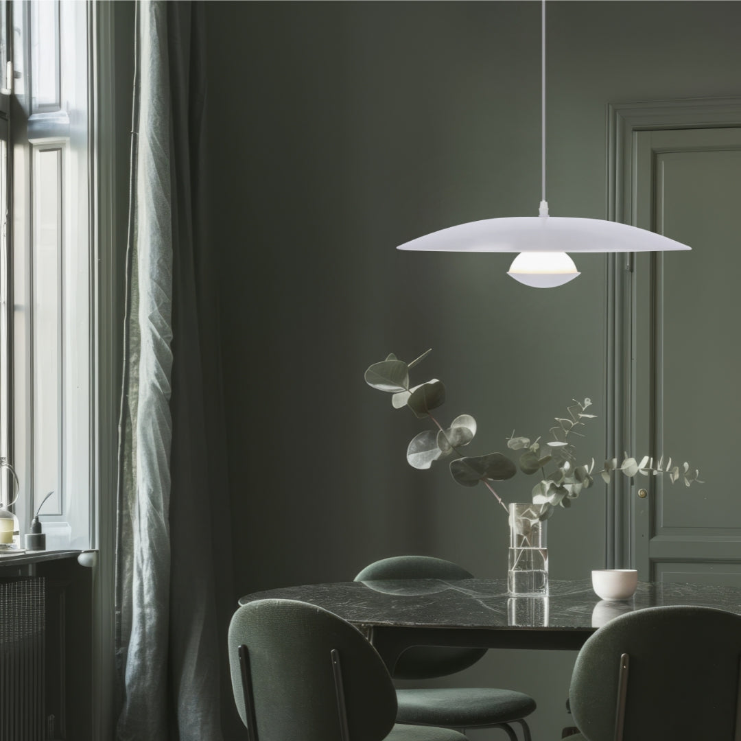 Suspension LED Métal Blanc · Lund · photo 3