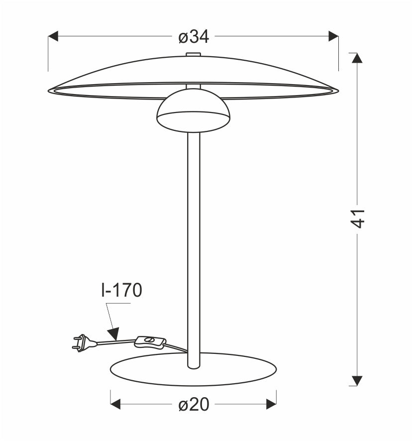 Lampe à poser LED Métal Blanc · Lund · photo 5