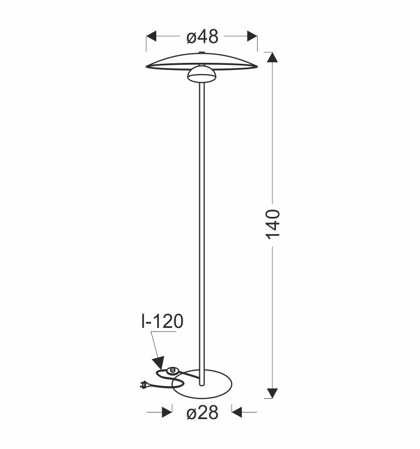 Lampadaire LED Métal Blanc · Lund · photo 5
