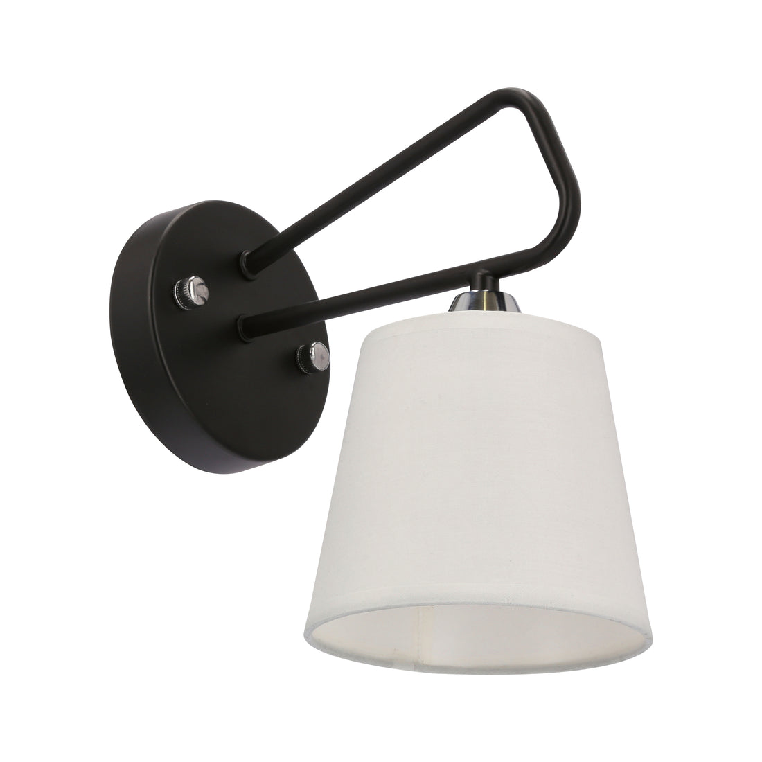 Applique murale Métal Tissu Noir · Morley
