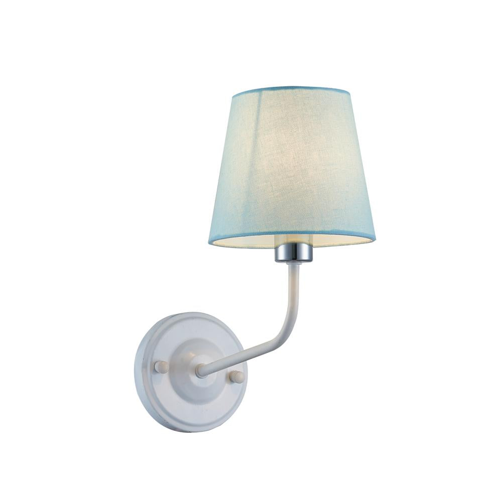 Applique murale Métal Tissu Blanc · York