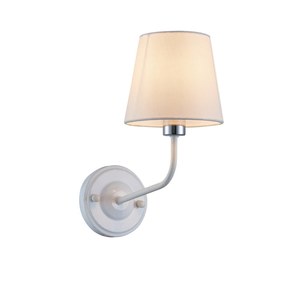 Applique murale Métal Tissu Blanc · York
