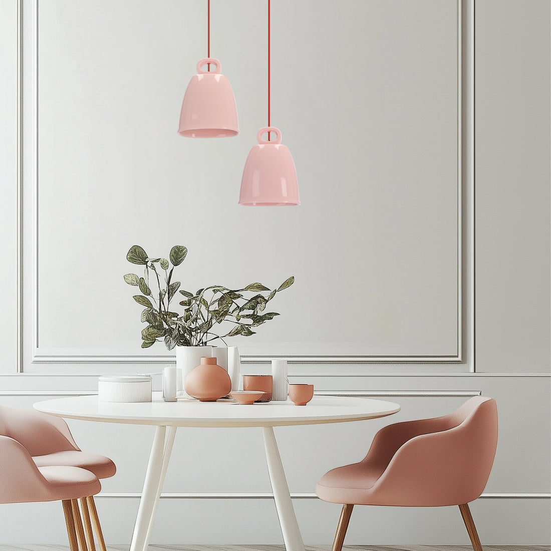 Suspension Céramique Rose E27 · Sewilla · photo 3
