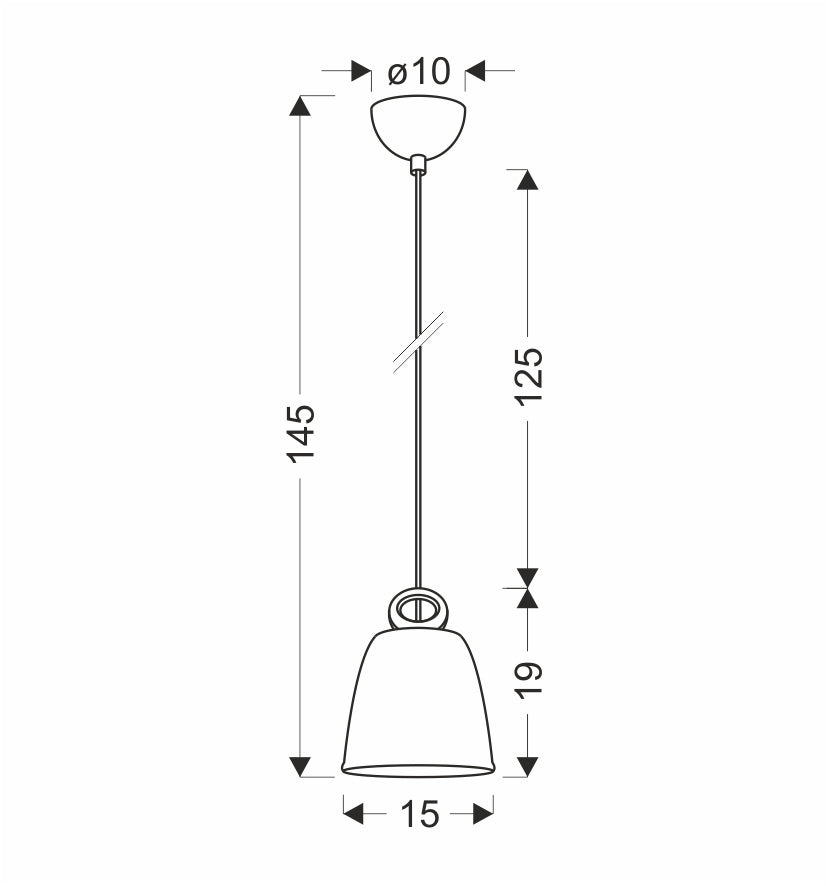 Suspension Céramique Rose E27 · Sewilla · photo 4