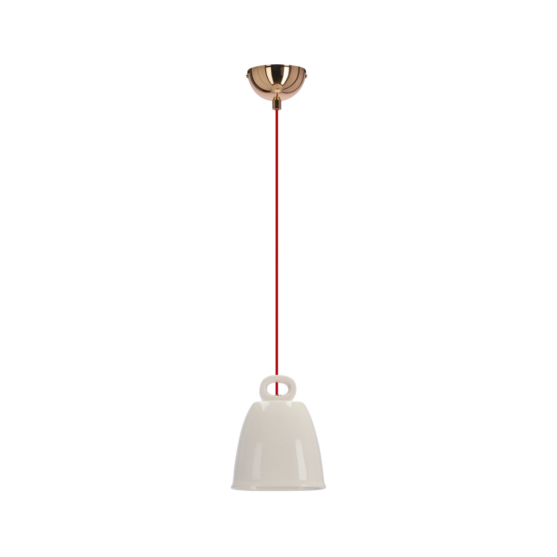 Suspension Céramique Blanc E27 · Sewilla