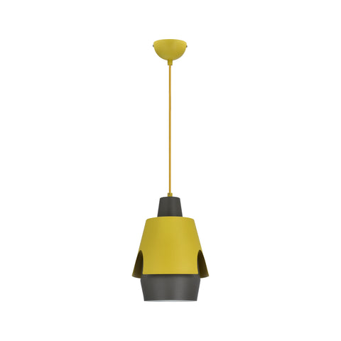 Suspension Métal Jaune E27 · Falun