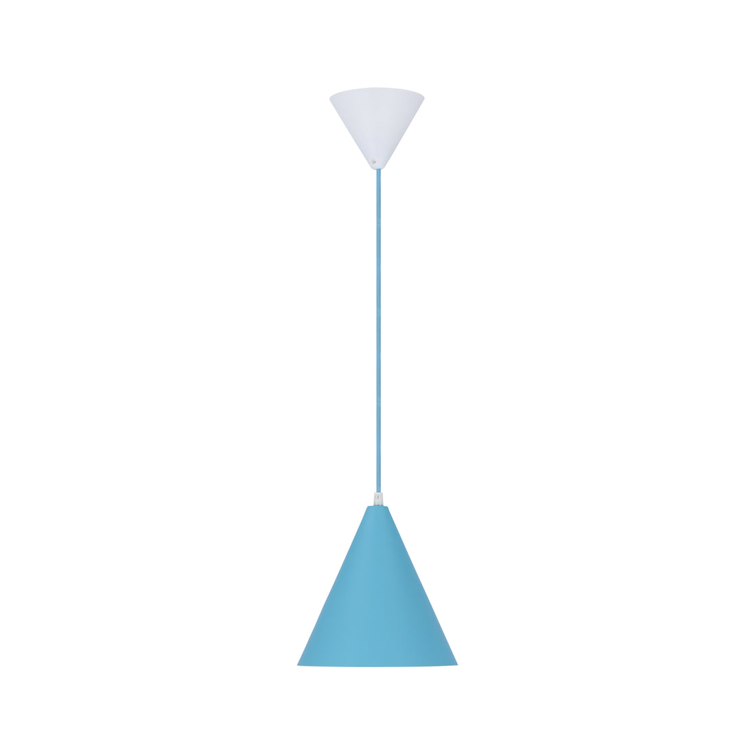Suspension Métal Bleu E27 · Voss