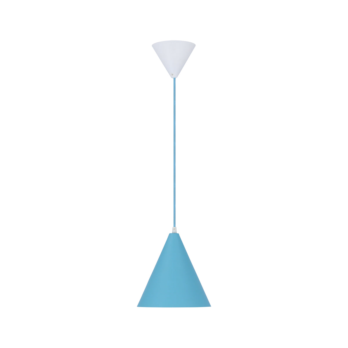 Suspension Métal Bleu E27 · Voss