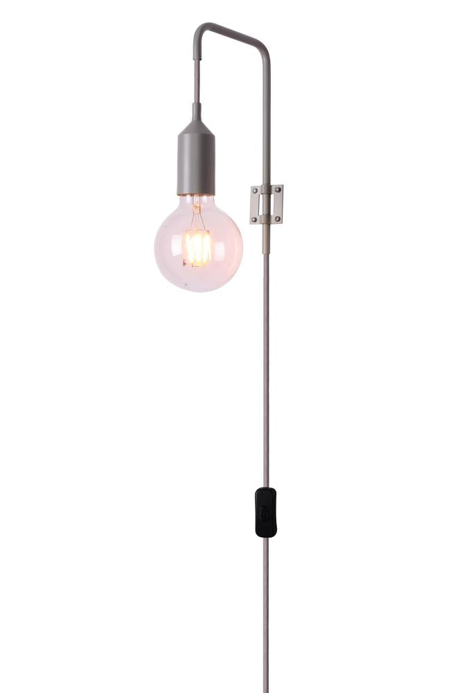 Applique murale Métal Gris E27 · Laren