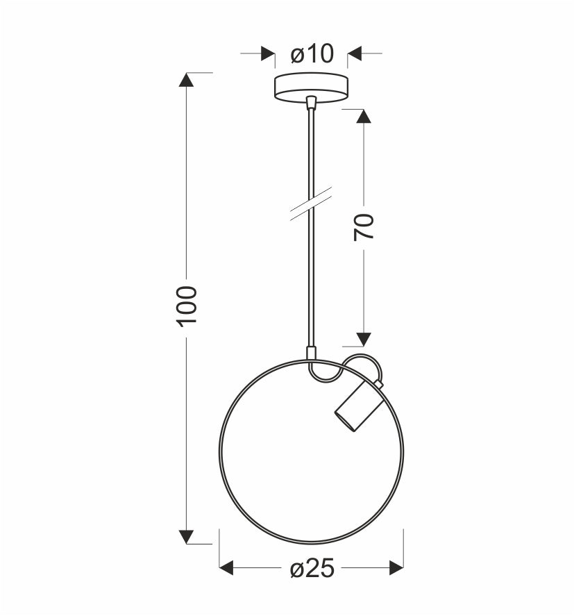 Suspension Métal E27 · Nexo · photo 3