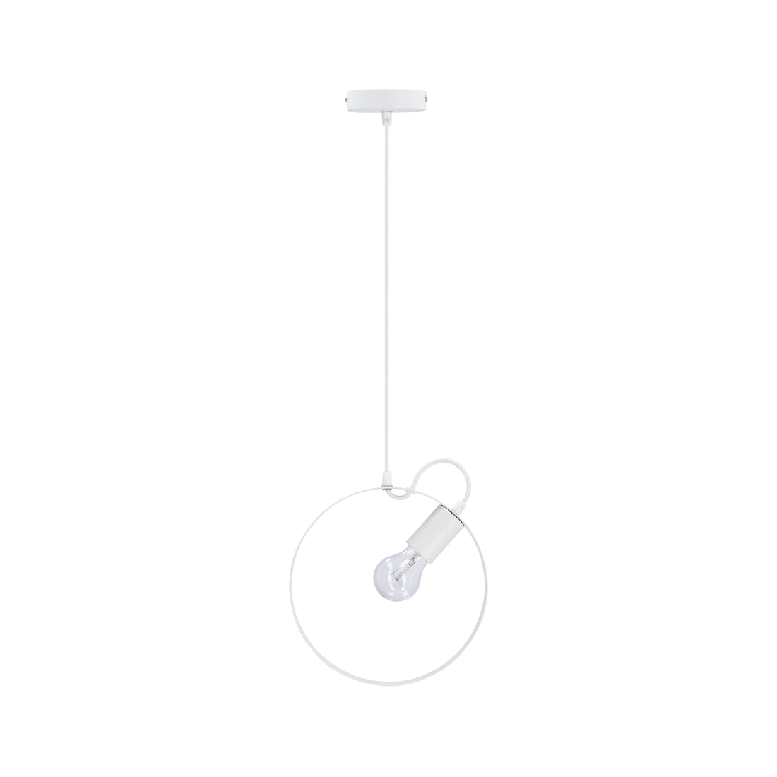 Suspension Métal Blanc E27 · Nexo