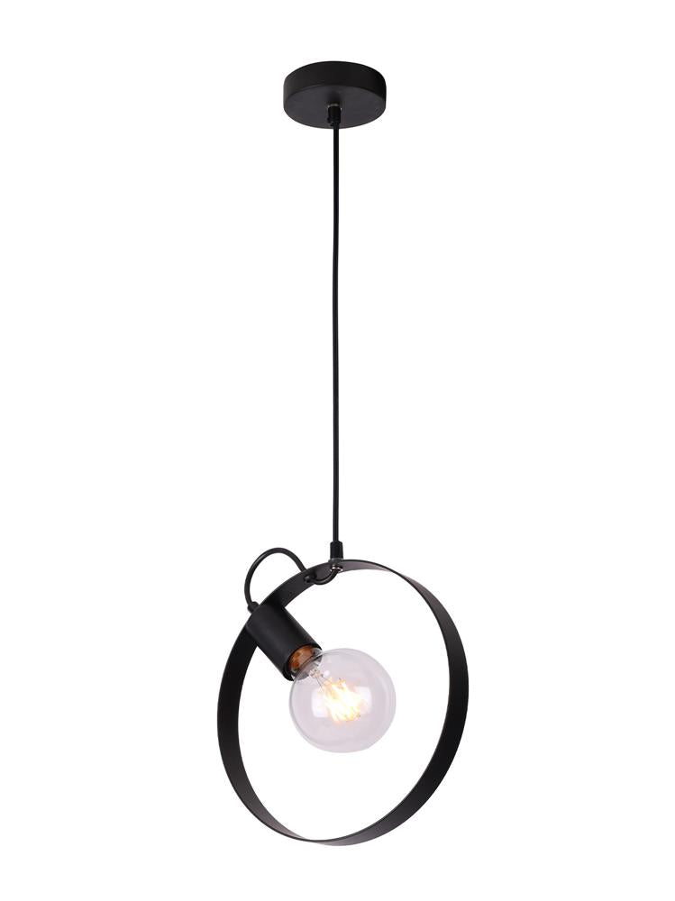 Suspension Métal Noir E27 · Nexo