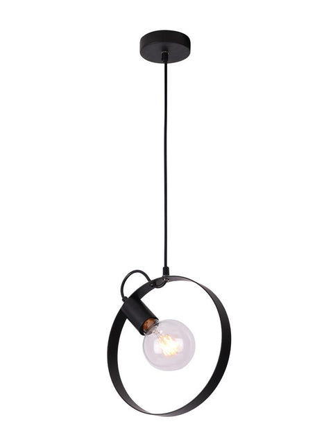Suspension Métal Noir E27 · Nexo
