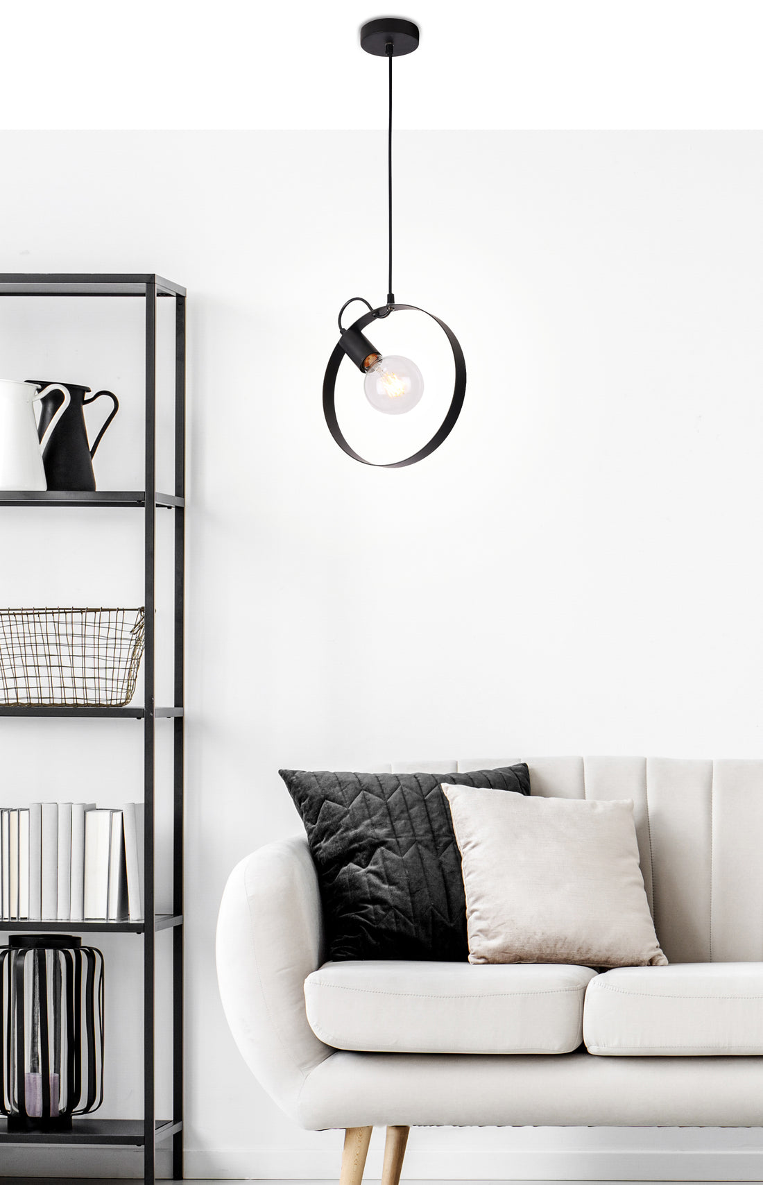 Suspension Métal Noir E27 · Nexo · photo 3