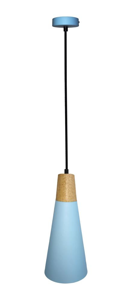 Suspension Métal Bois Bleu · Faro