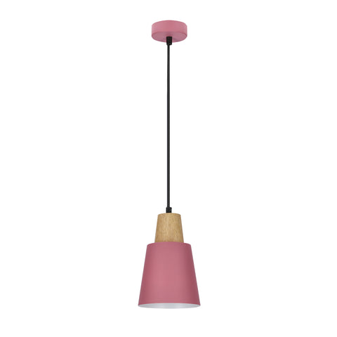 Suspension Métal Bois E27 · Faro