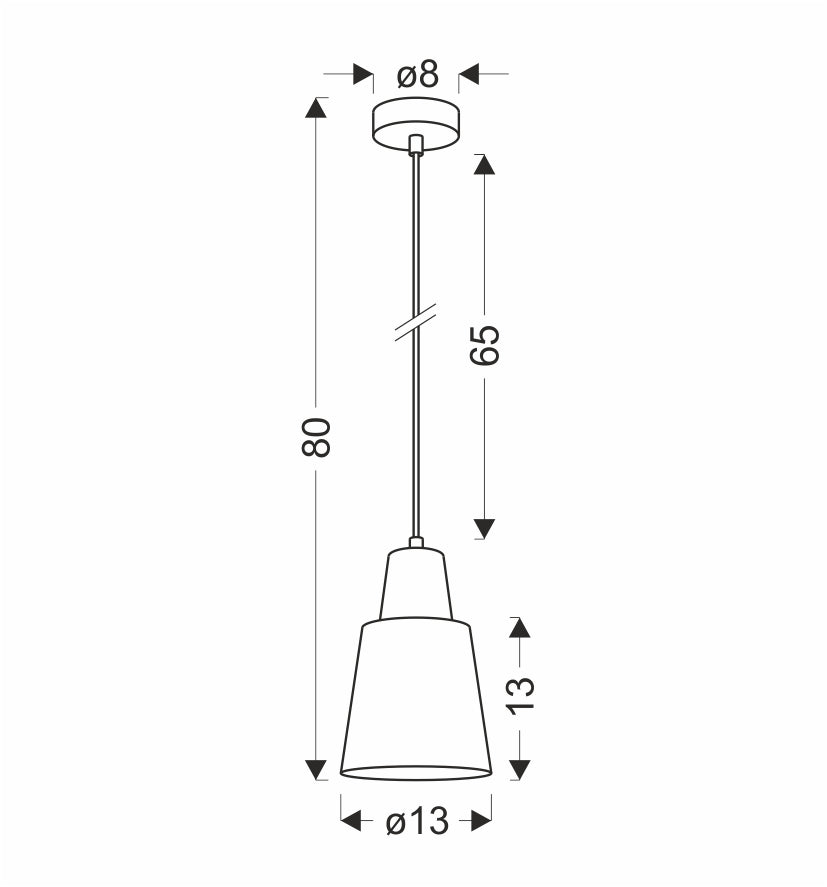 Suspension Métal Bois E27 · Faro · photo 4