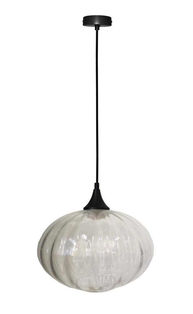 Suspension Métal Verre Noir · Exeter