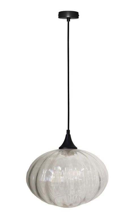 Suspension Métal Verre Noir · Exeter