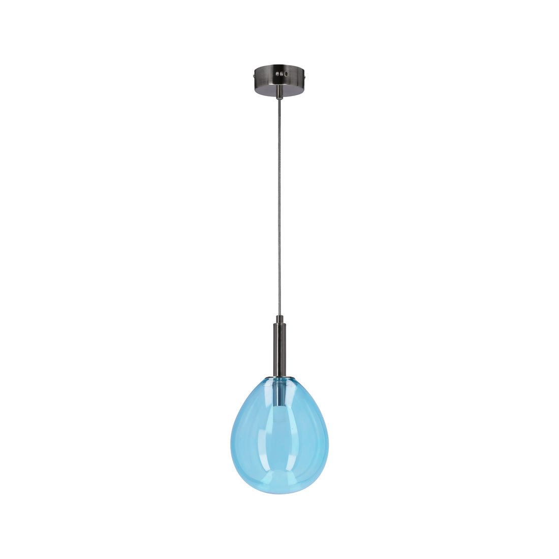 Suspension LED Verre Chromé · Lukka