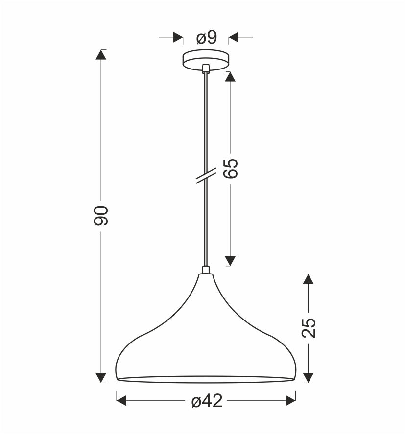 Suspension Métal Noir E27 · Viborg · photo 5