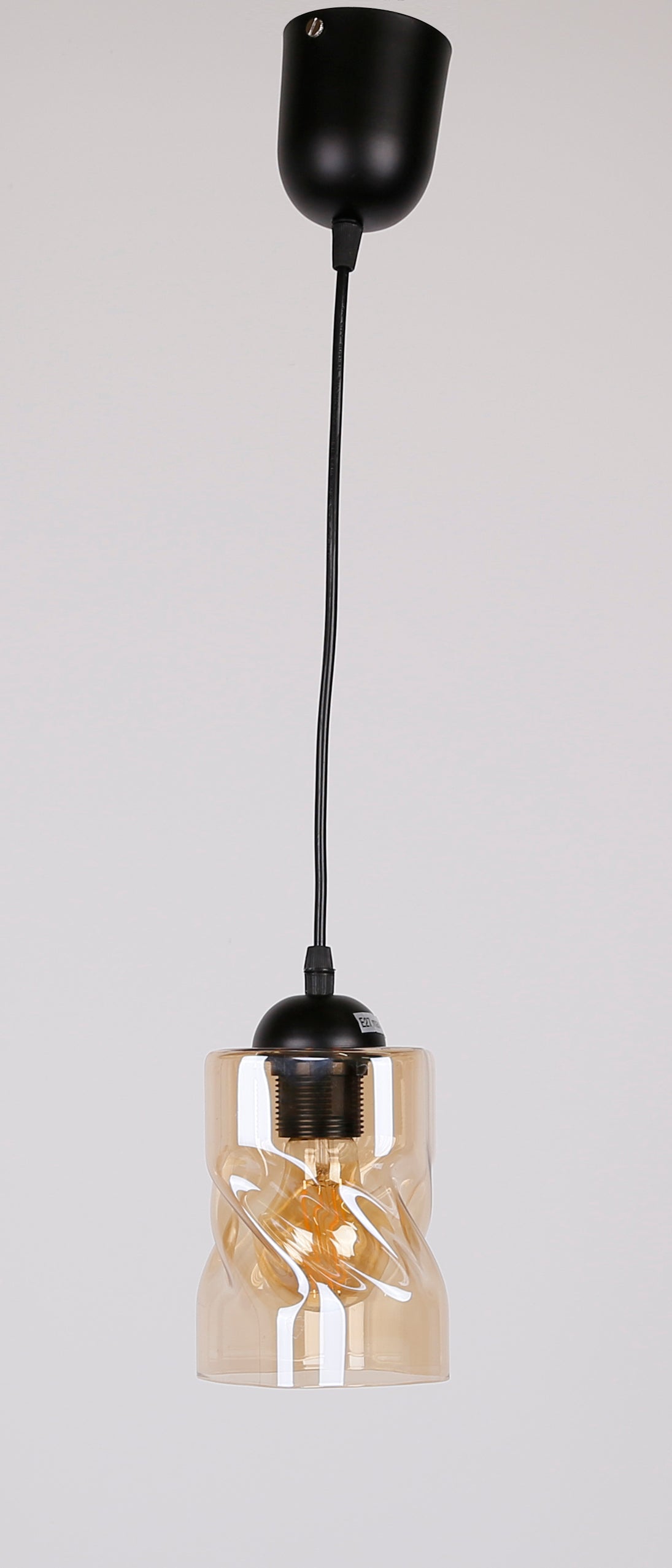 Suspension Métal Verre E27 · Felis · photo 2