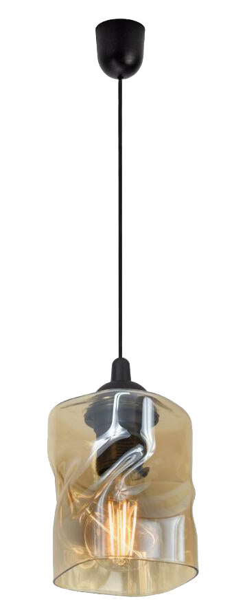 Suspension Métal Verre E27 · Felis · photo 3