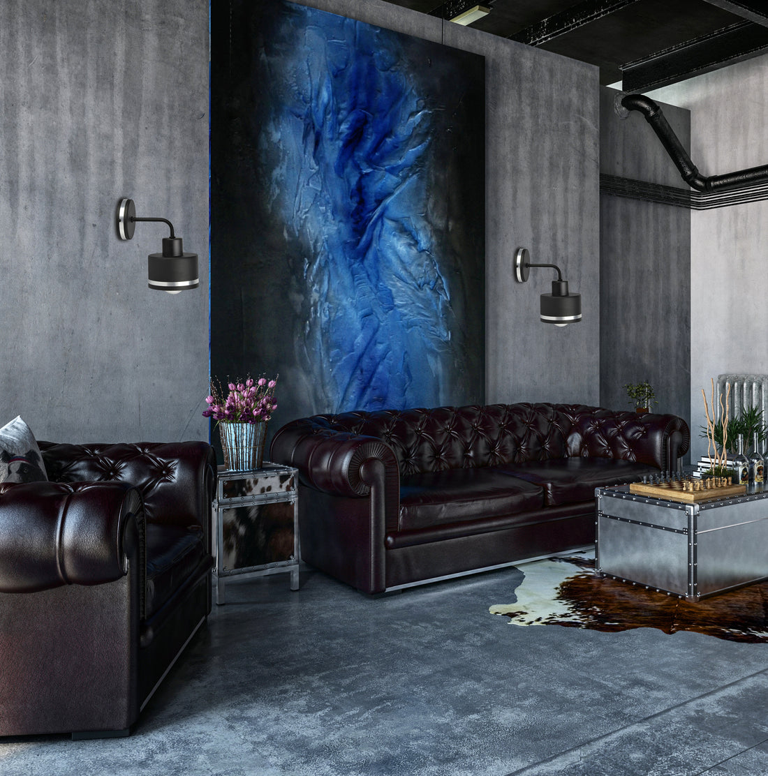 Applique murale Acier E27 · Wama · photo 3