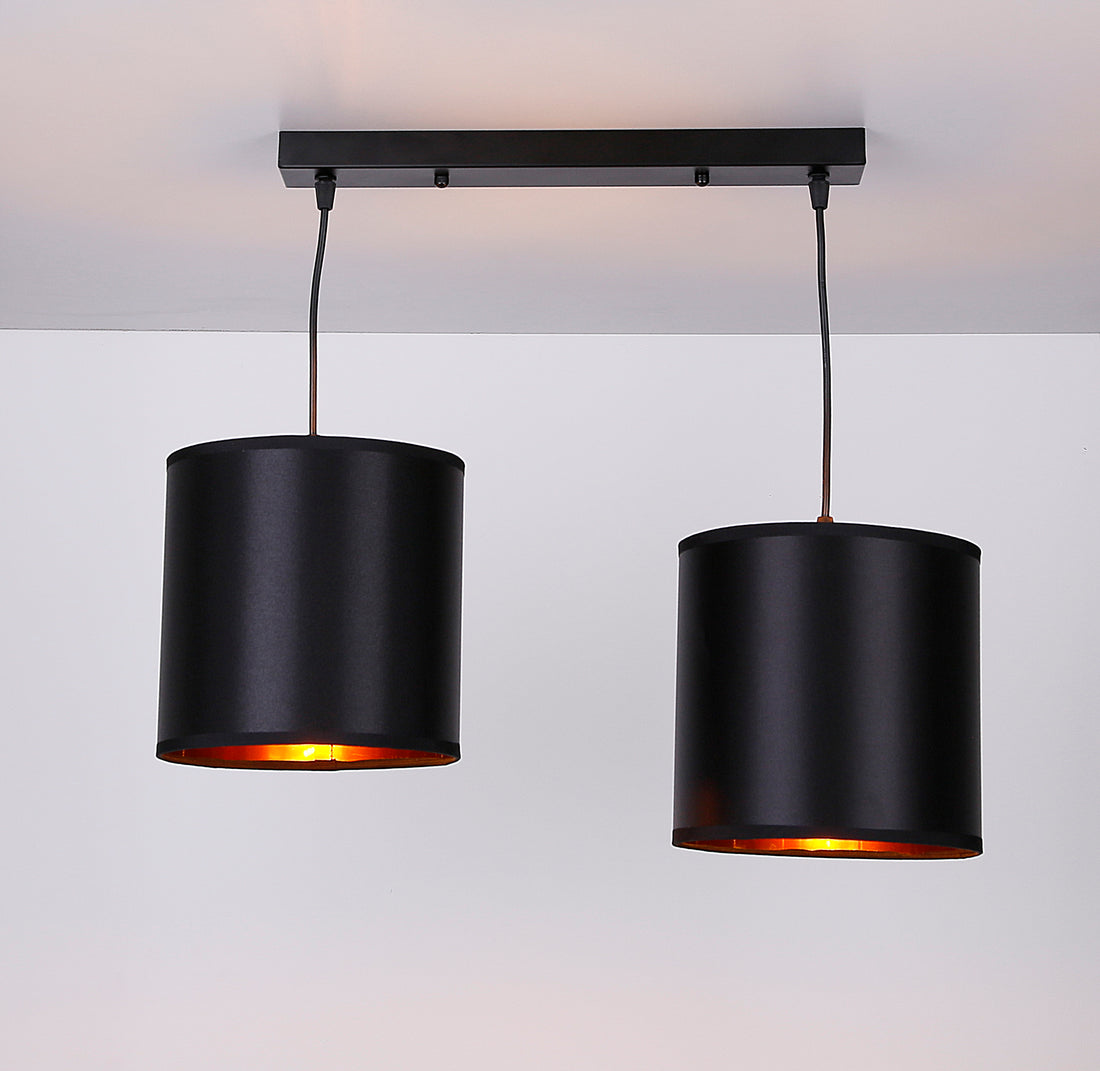 Suspension 2 Lampes Acier E27 · Candida · photo 4