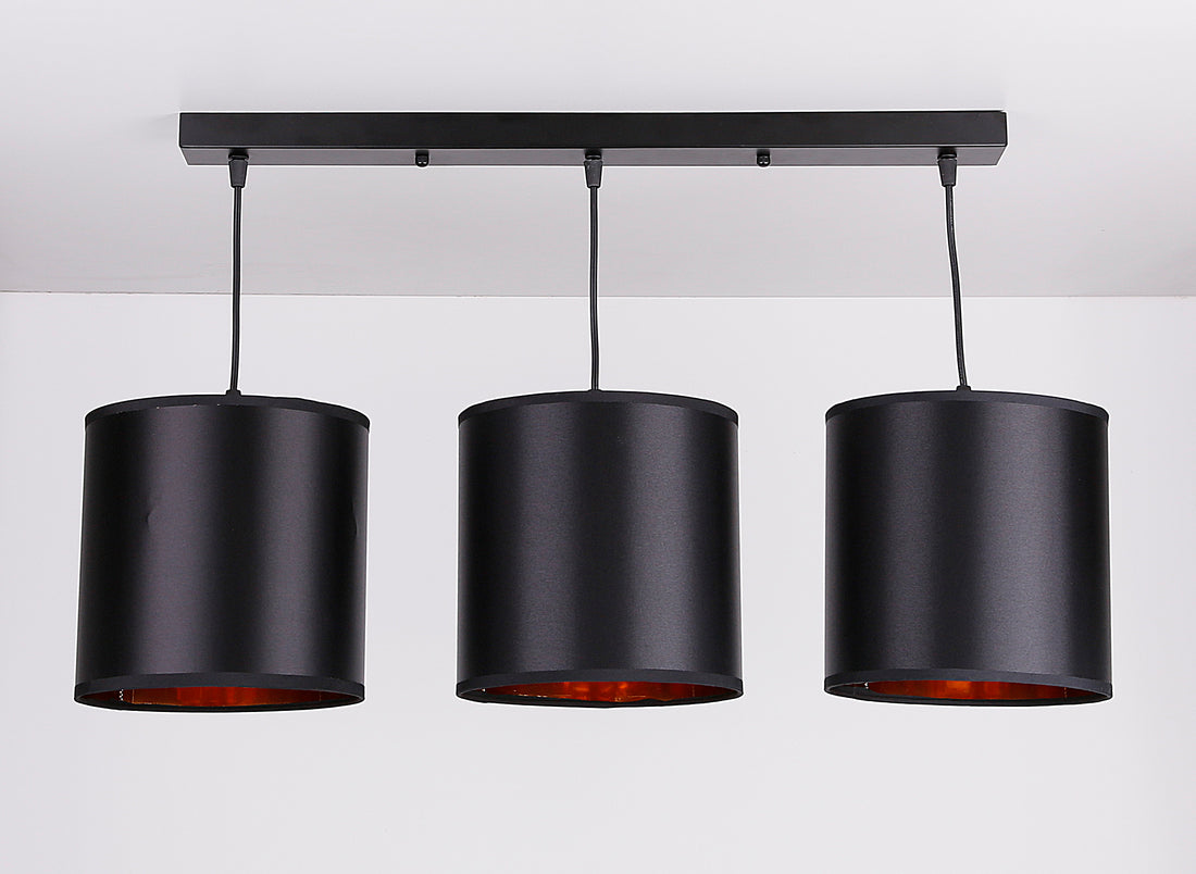 Suspension 3 Lampes Acier E27 · Candida · photo 3
