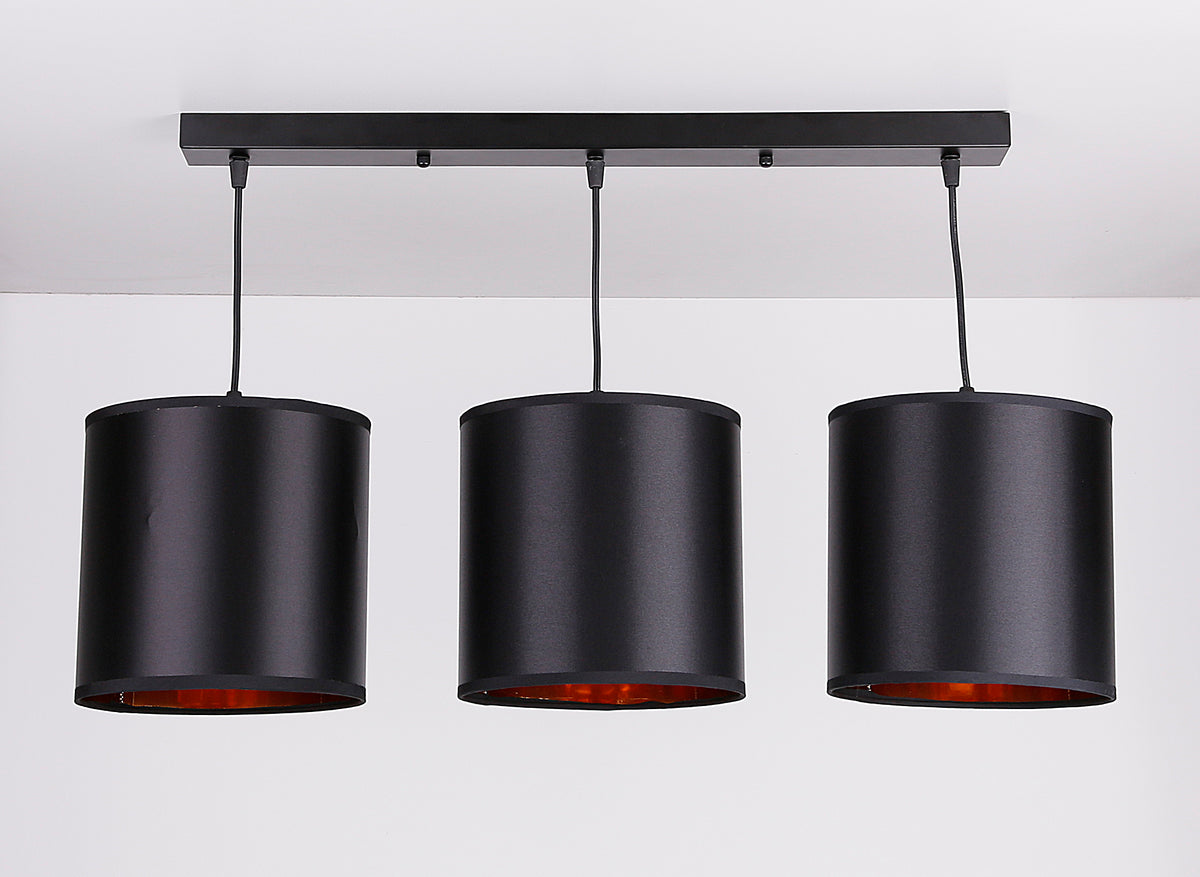 Suspension 3 Lampes Acier E27 · Candida · photo 3