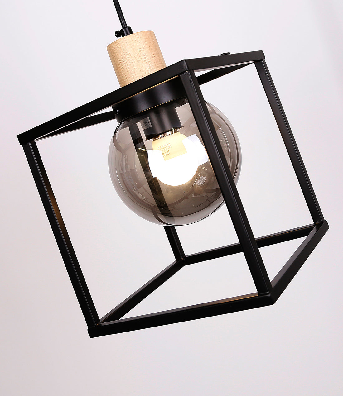 Suspension Métal Verre E27 · Retro · photo 4