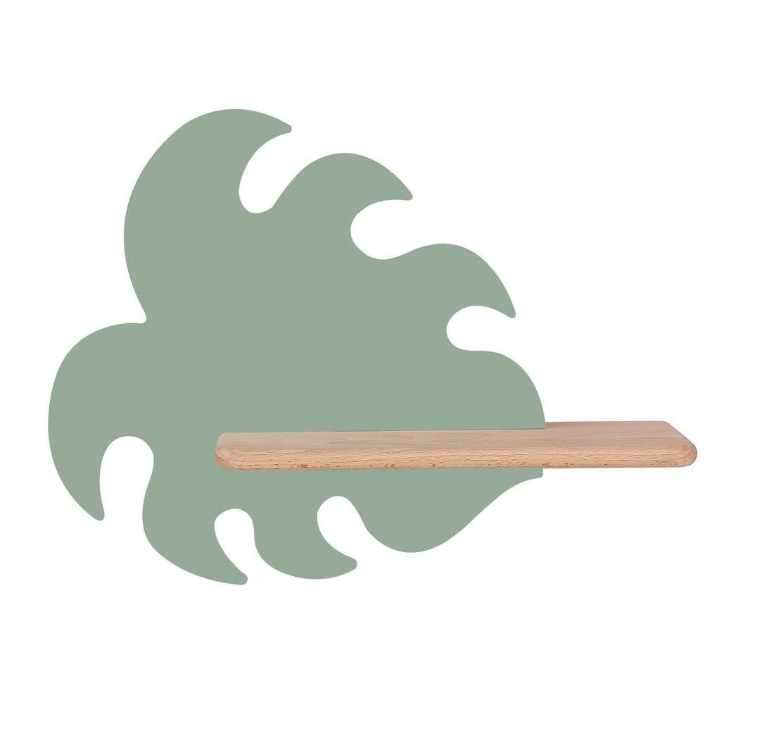 Applique murale LED Bois Vert · Monstera