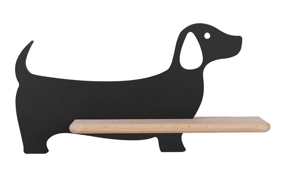 Applique murale LED Bois Noir · Dog
