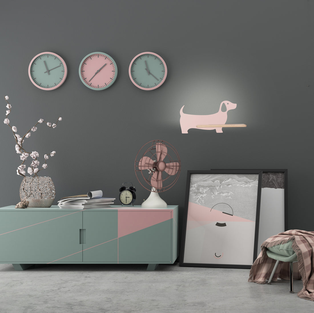 Applique murale LED Bois · Dog · photo 2
