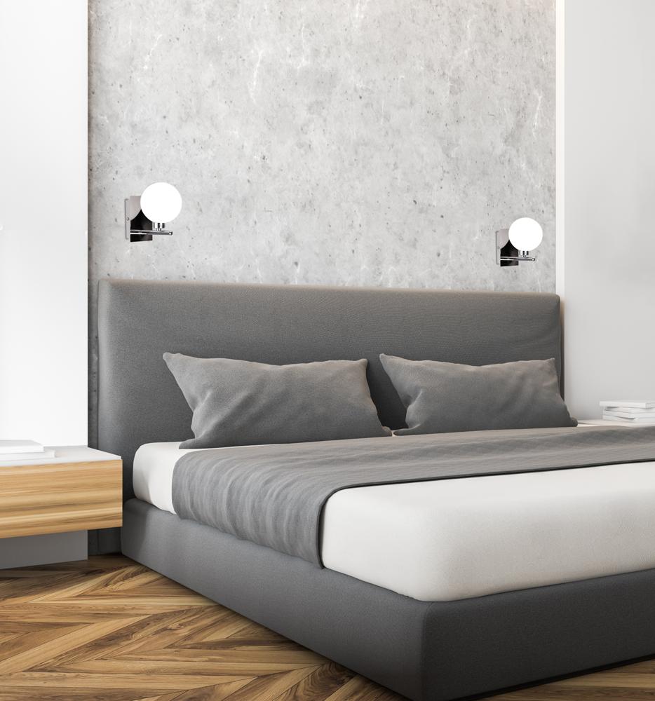 Applique murale Acier Verre G9 · Raisa · photo 3