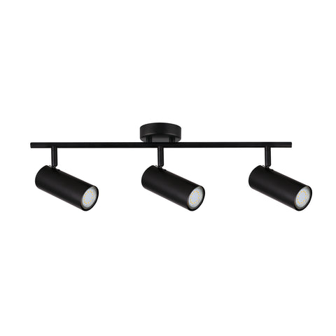 Plafonnier 3 Lampes Acier Noir · Colly
