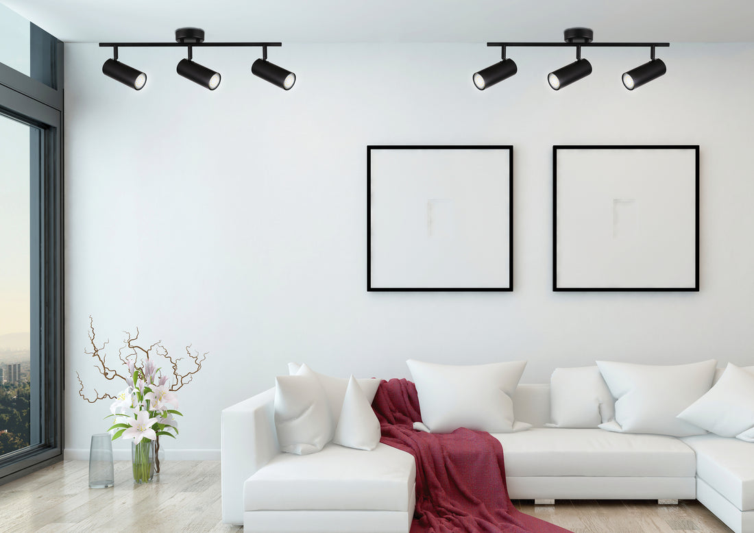 Plafonnier 3 Lampes Acier Noir · Colly · photo 2