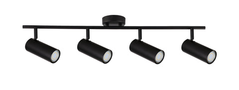 Plafonnier 4 Lampes Acier Noir · Colly