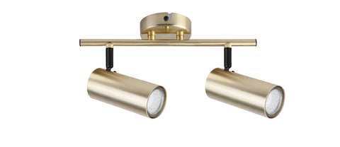 Plafonnier 2 Lampes Acier GU10 · Colly