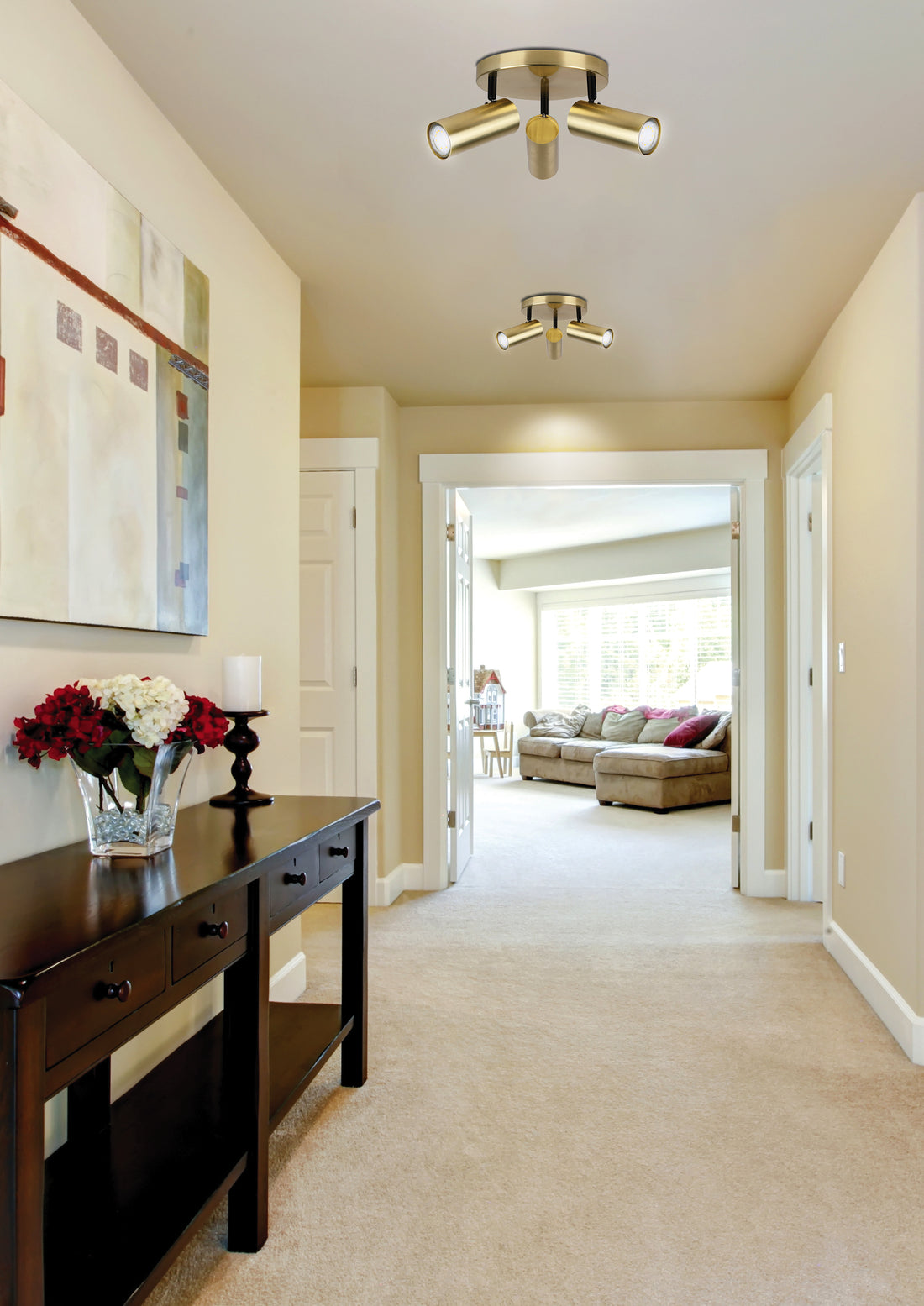 Plafonnier 3 Lampes Acier GU10 · Colly · photo 4